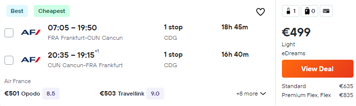 cheap flights to mexico