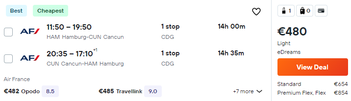 cheap flights to mexico