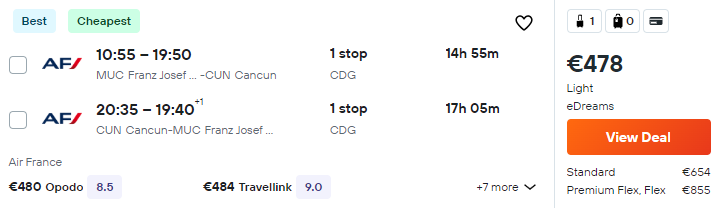 cheap flights to mexico