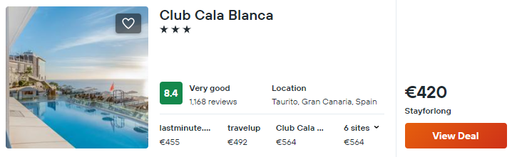 cheap holidays in gran canaria