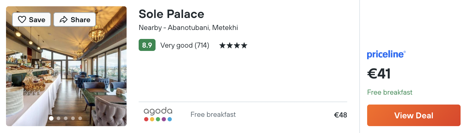 cheap hotel in Tbilisi