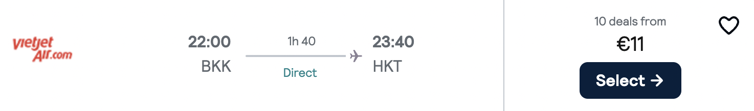 cheap flights to Phuket