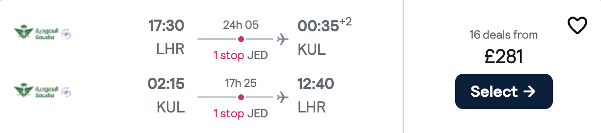 cheap flights to Kuala Lumpur