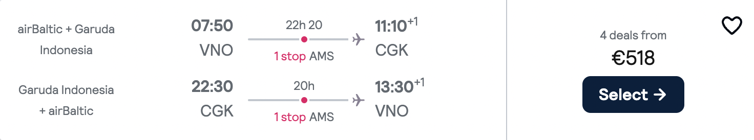 cheap flights to Jakarta