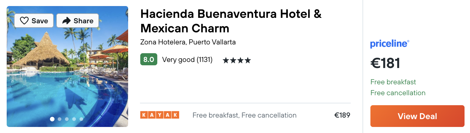cheap hotel in Perto Vallarta
